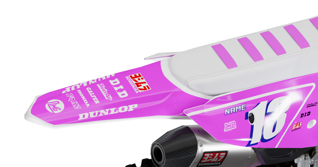 Pink Honda CR Graphics Kit Stickers