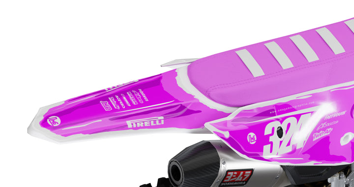 Pink Honda CRF Graphics Kit