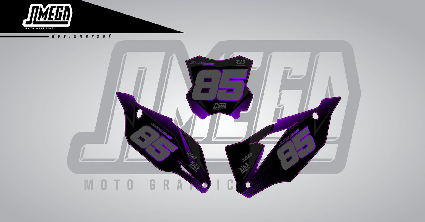 Purple Touch Number Plates