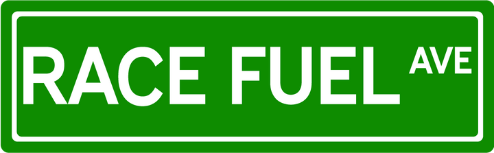 Race Fuel Ave - Street Sign
