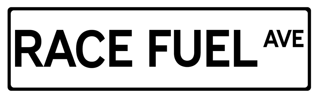 Race Fuel Ave - Street Sign
