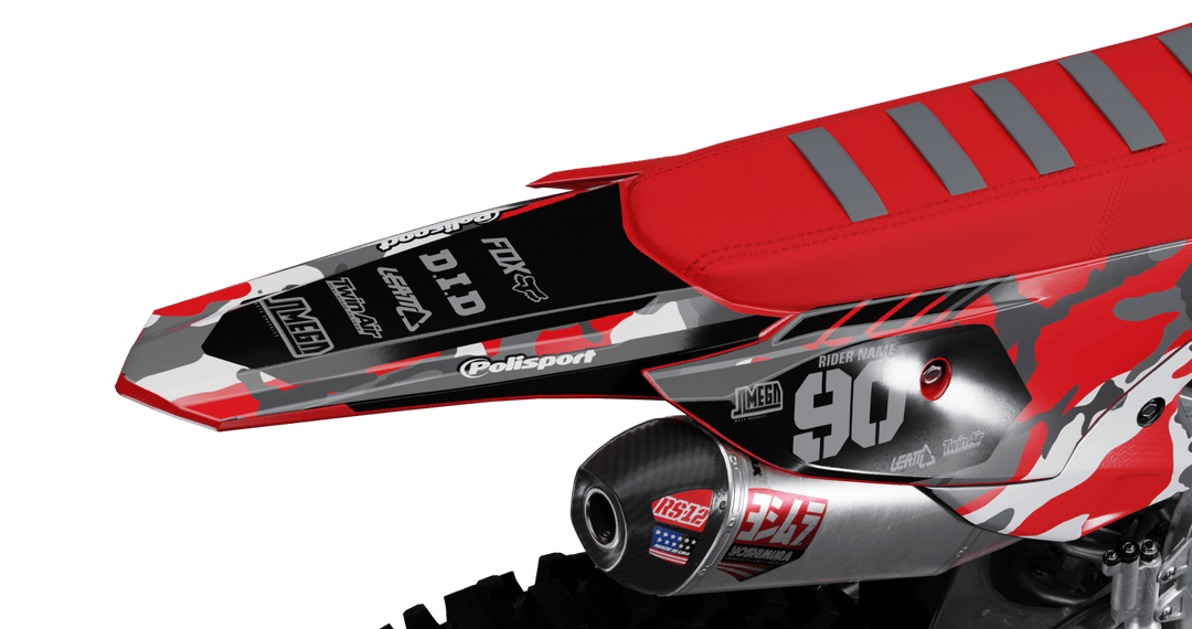 Red Camo Graphics Kit