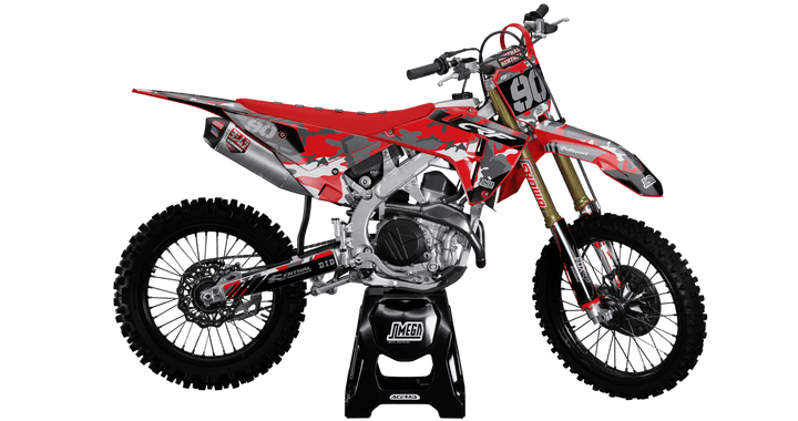 Red Camo Graphics Kit