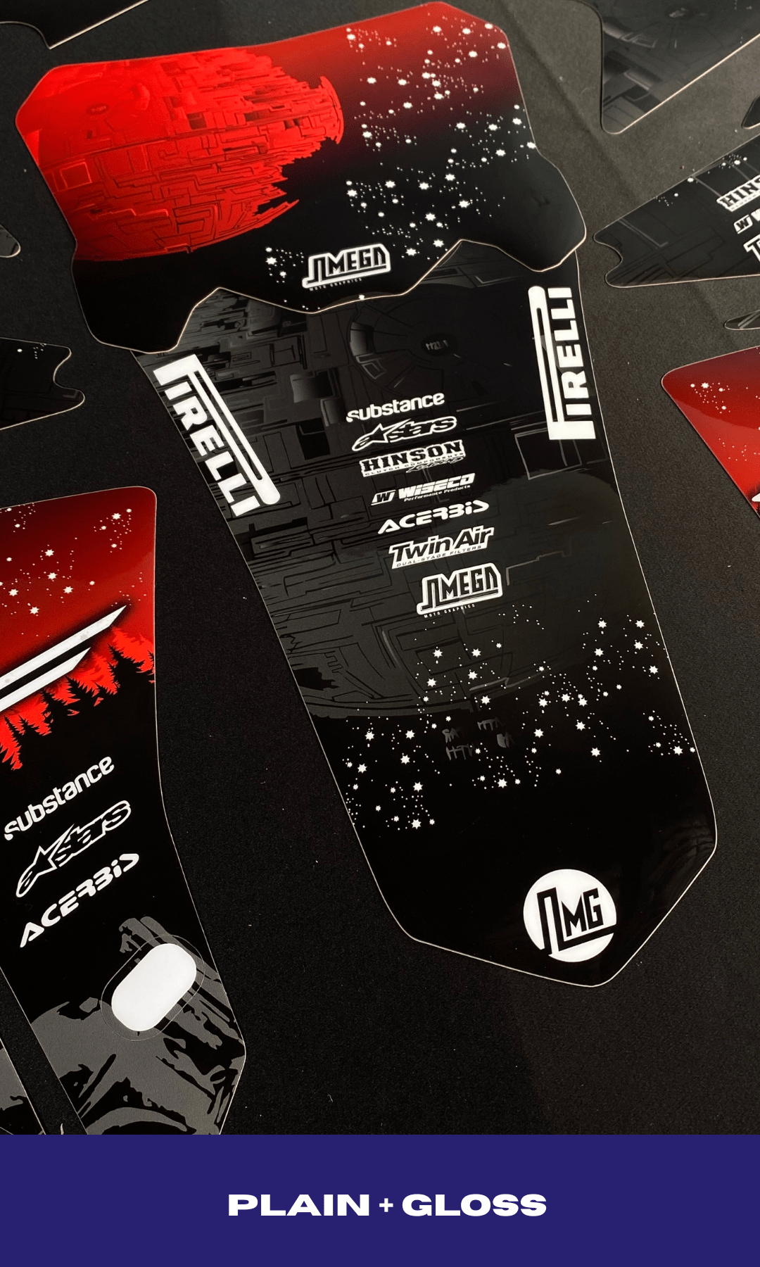 Red Death Star Graphics Kit