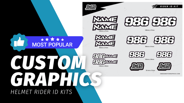Custom Helmet ID Stickers