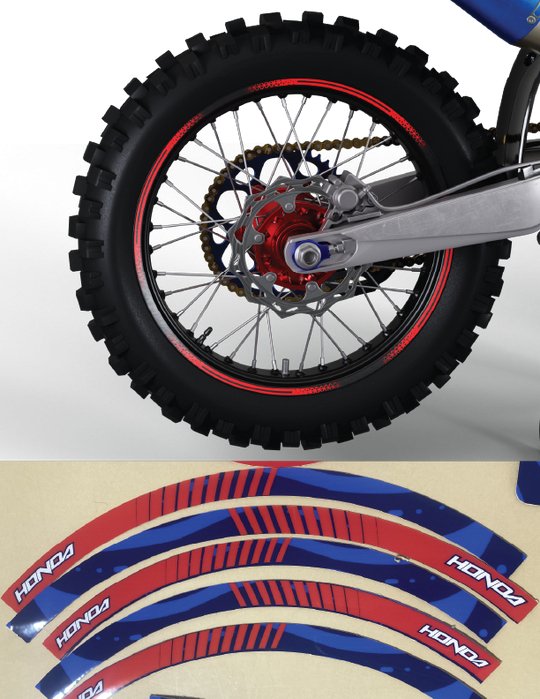 Custom Wheel Rim Stickers