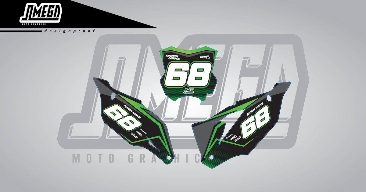 Rocket Number Plates | Dirt Bike Number Decals – Omega Moto Graphics