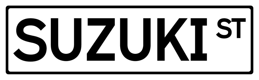 Suzuki St - Street Sign