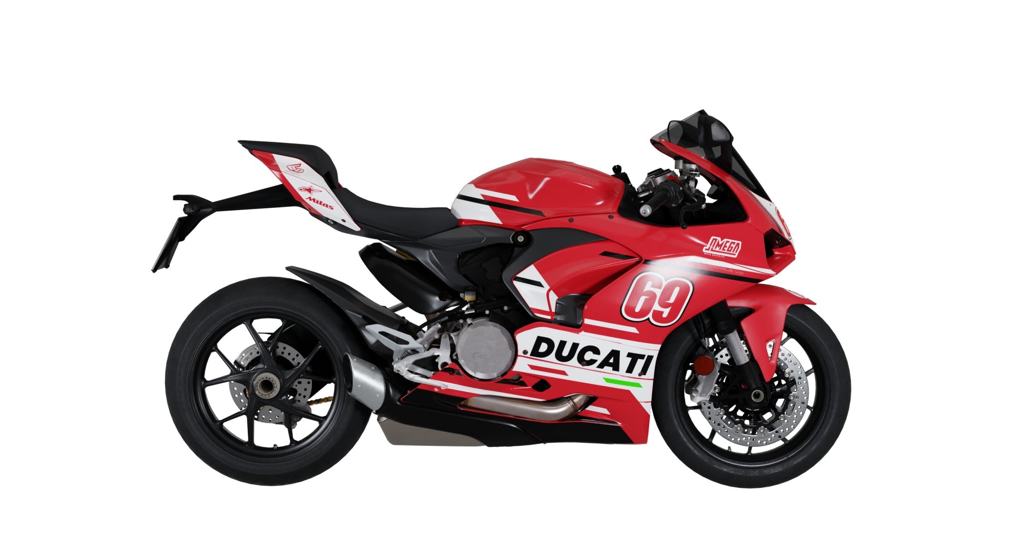 Specter Road Bike Graphics Kit | Motorcycle Decals – Omega Moto Graphics