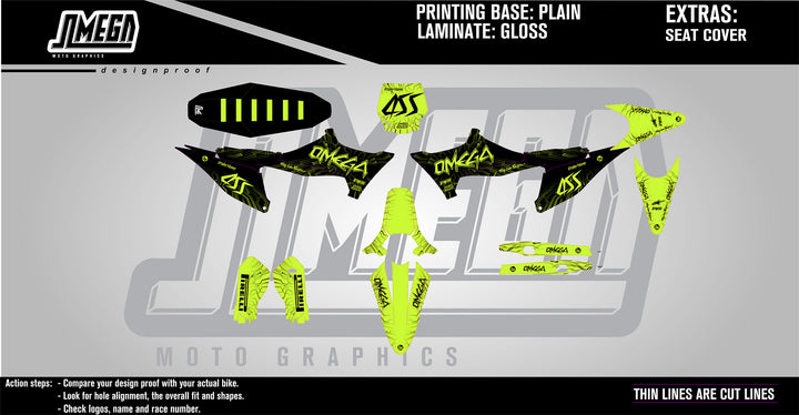 Neon Circuit Graphics Kit