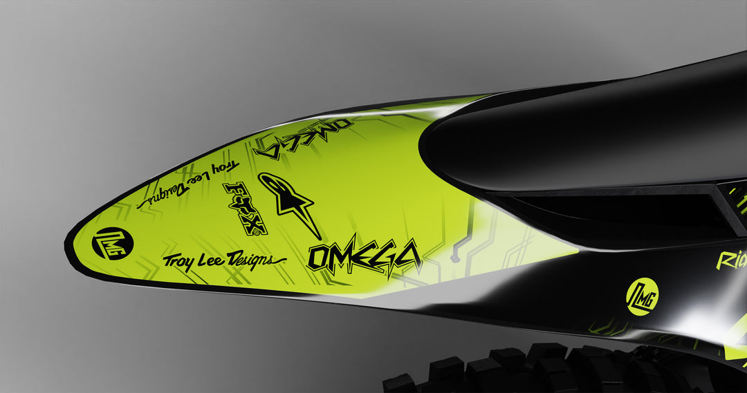 Neon Circuit Graphics Kit