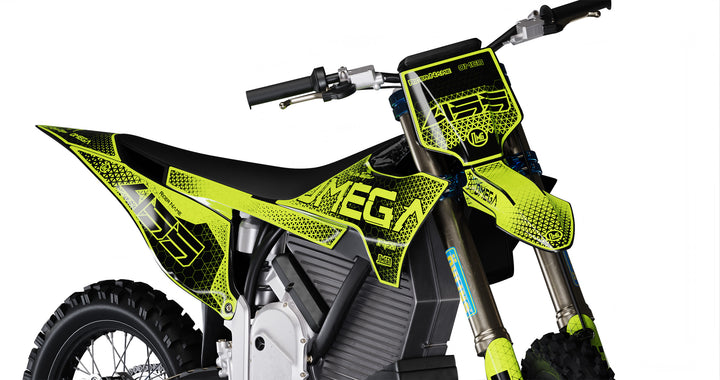 Neon Hexagons Graphics Kit