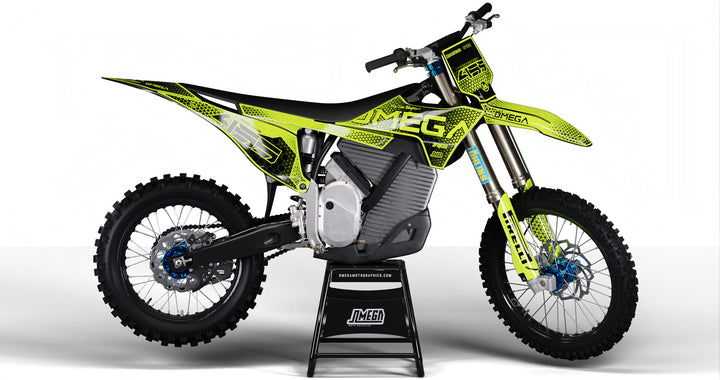 Neon Hexagons Graphics Kit