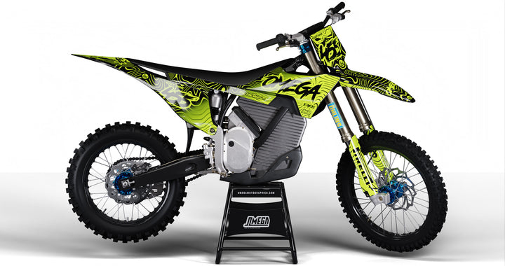 Neon Topo Graphics Kit