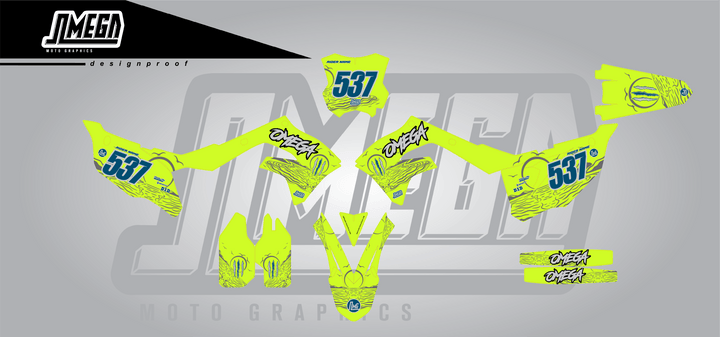 Sunset Monster Graphics kit