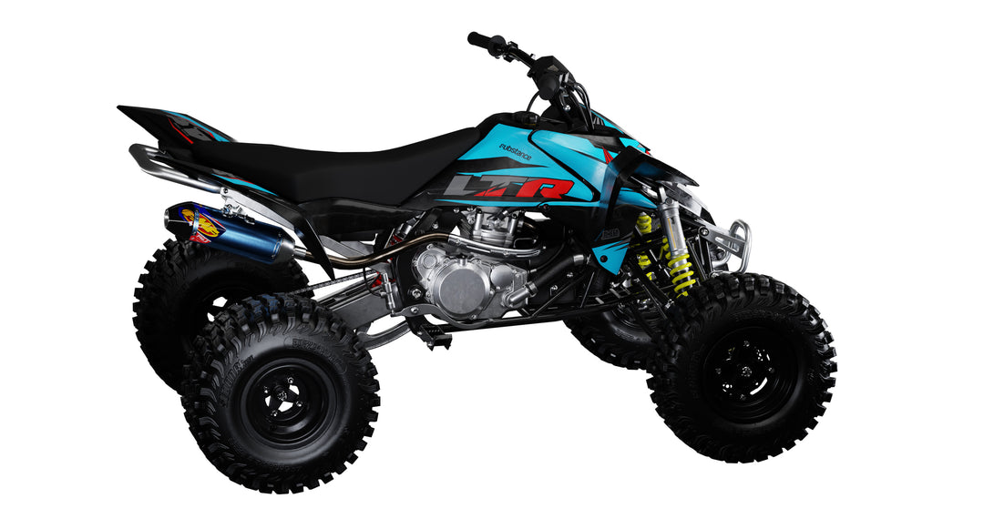 Suzuki LTZ Super Blue Quad Sticker Kit
