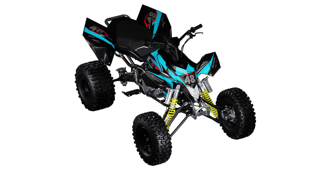 Suzuki LTZ Super Blue Quad Decal Kit