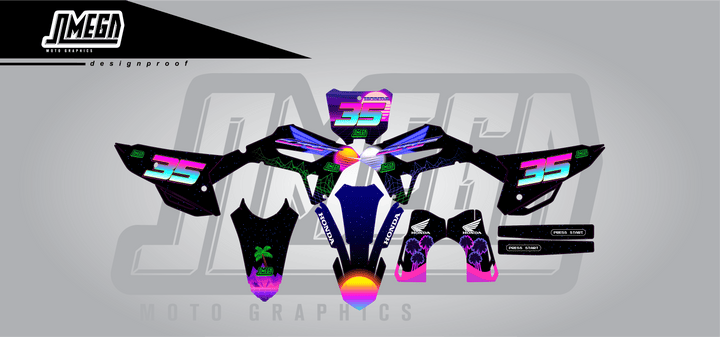 Honda The Wife Graphics Kit