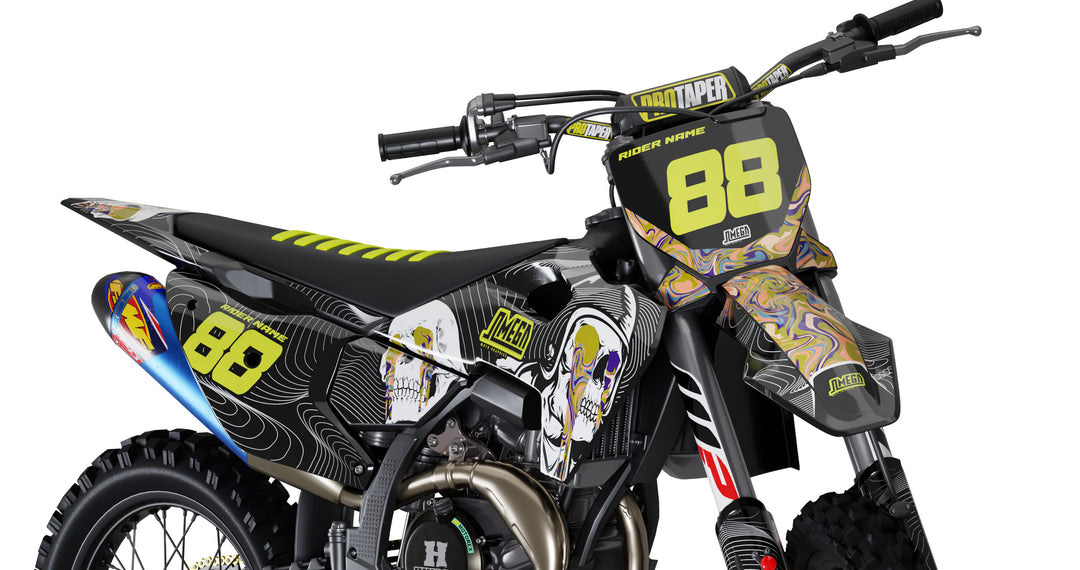 Topo Skulls Graphics Kit