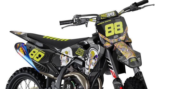 Topo Skulls Graphics Kit