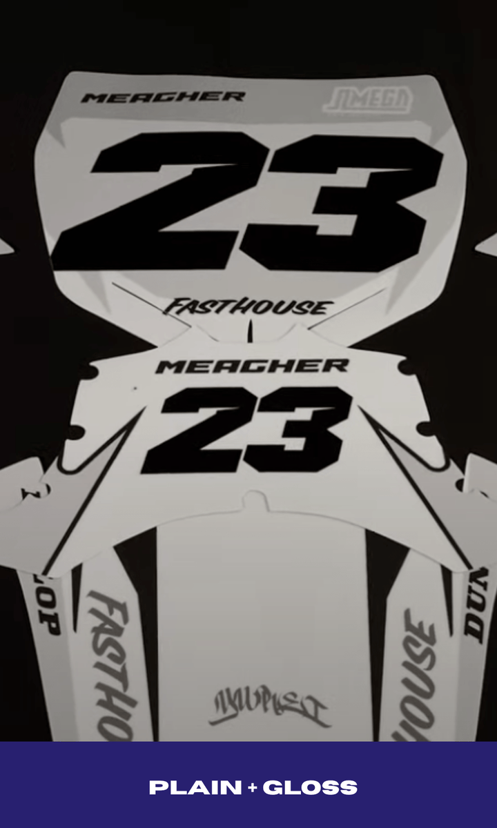 White Flush Graphics Kit