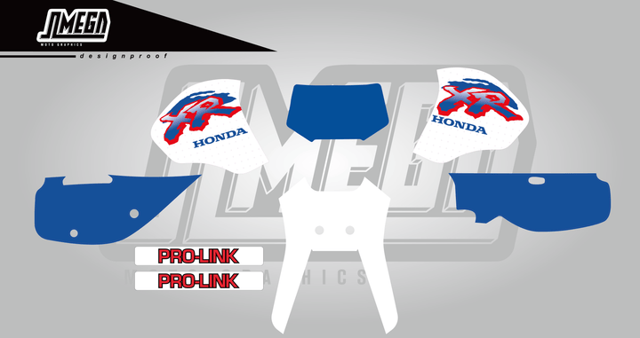 honda xr600 1993 graphics kit