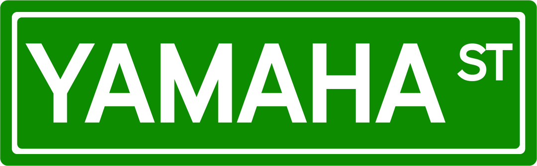 Yamaha St - Street Sign
