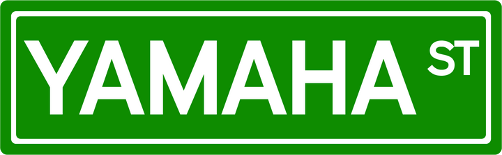 Yamaha St - Street Sign
