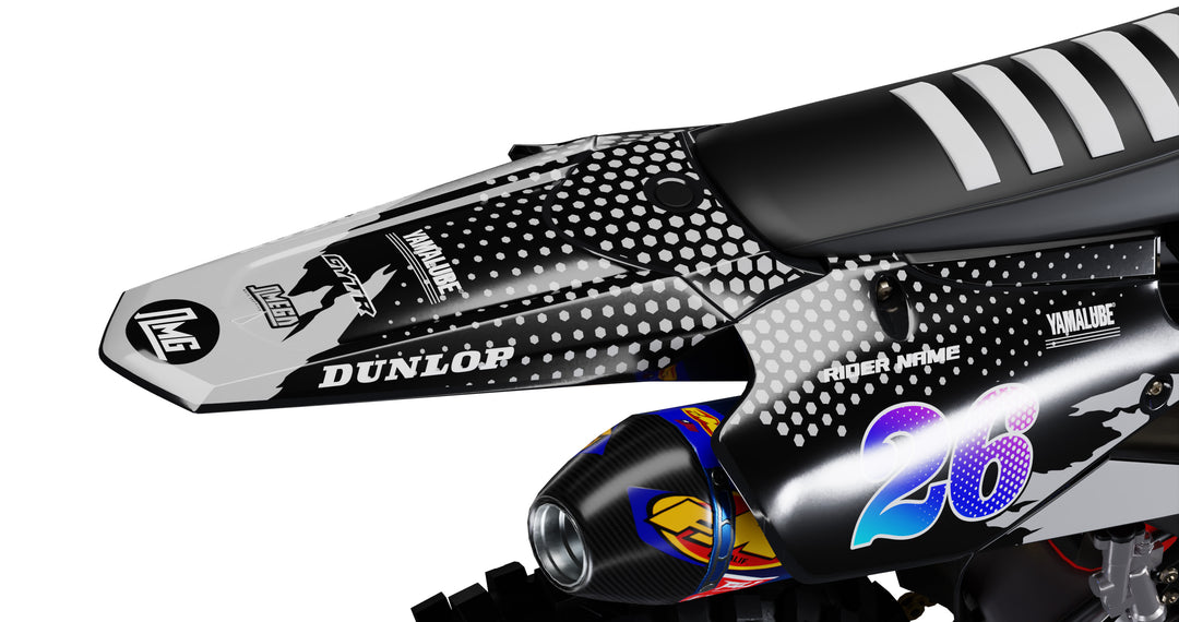 Black Retro Statement Graphics Kit