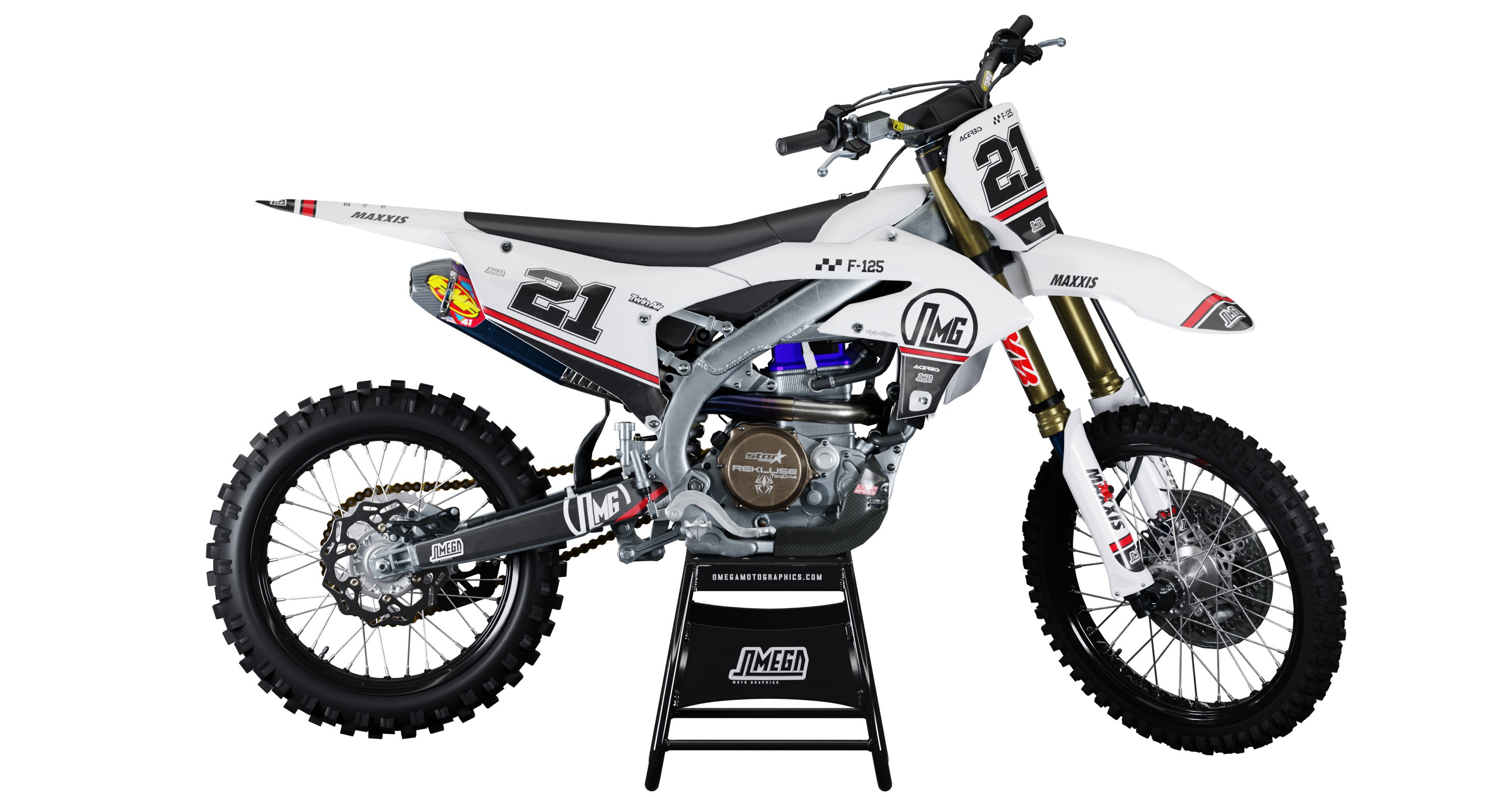 Yamaha Racing Red Graphics Kit – Omega Moto Graphics