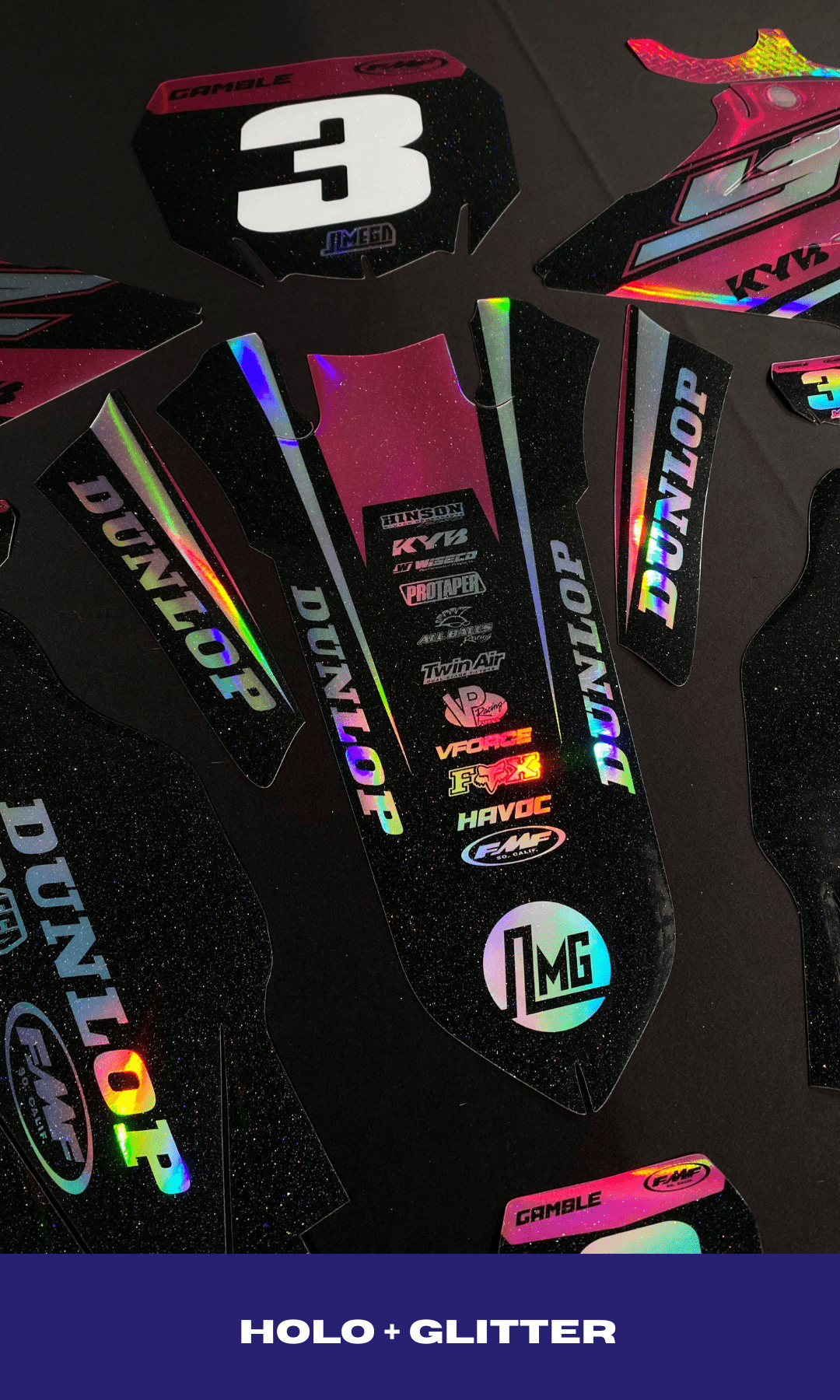 Yamaha Pink Factory Graphics Kit