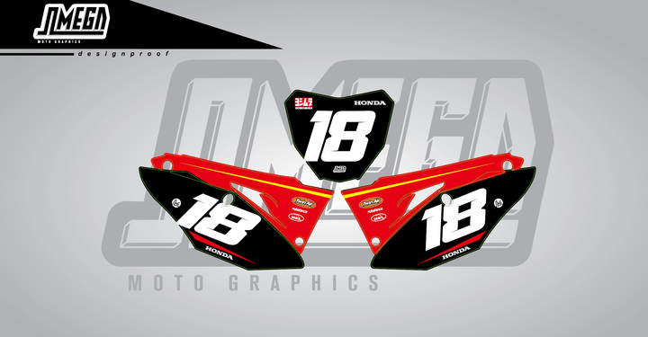 Yosh Red Number Plates