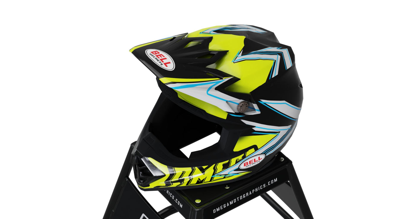 Dark Neon Helmet Graphics