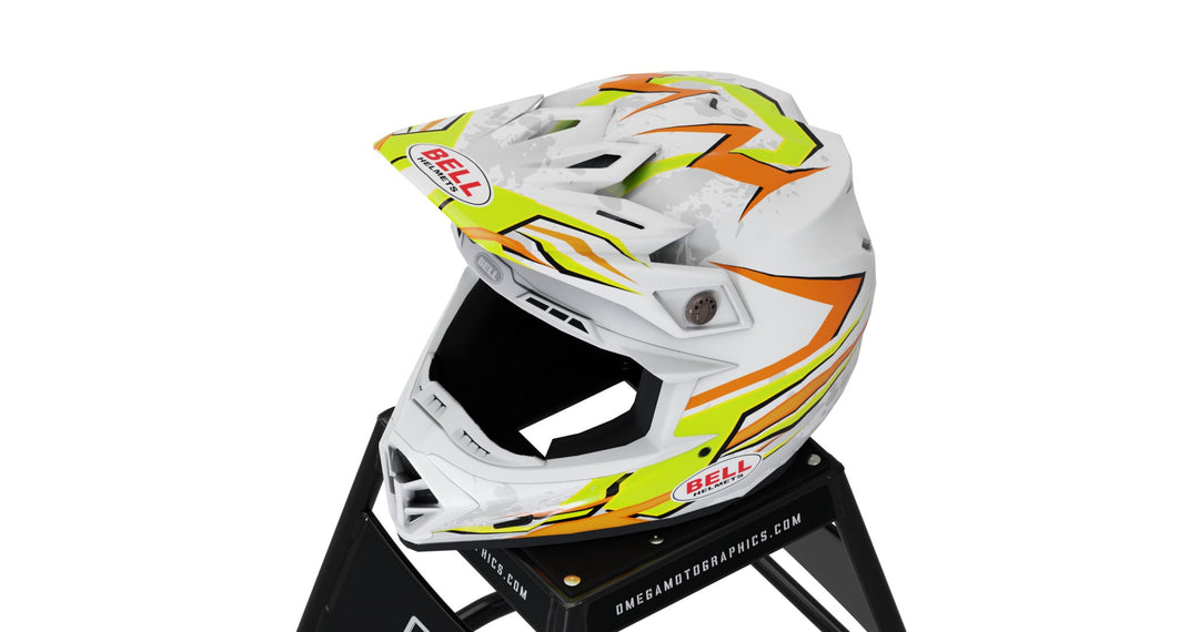 bike helmet vinyl wrap Neon Helmet Graphics