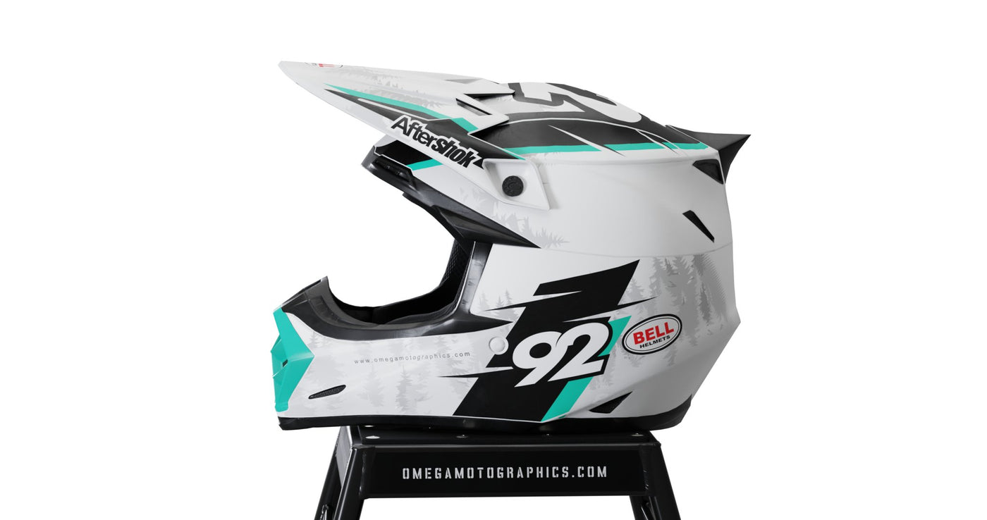 Racing Lines Helmet Graphics