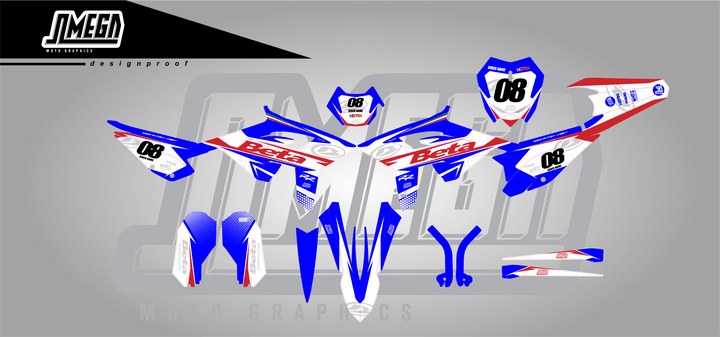Beta Blue Factory Graphics Kit