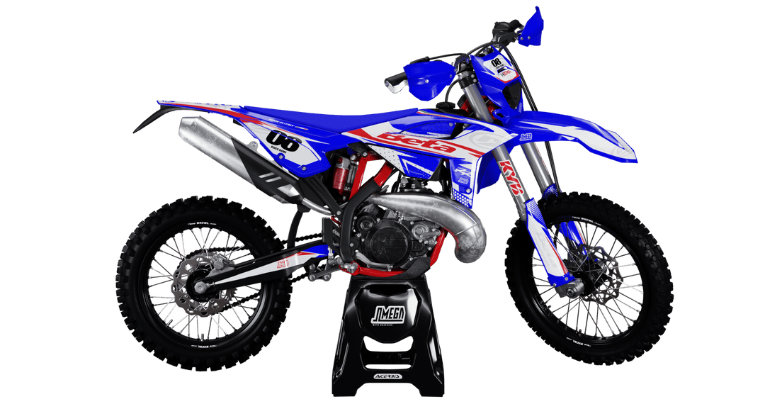 Beta Factory Racing Graphics Beta Blue Factory Graphics Kit | MX Sticker Kit – Omega Moto Graphics
