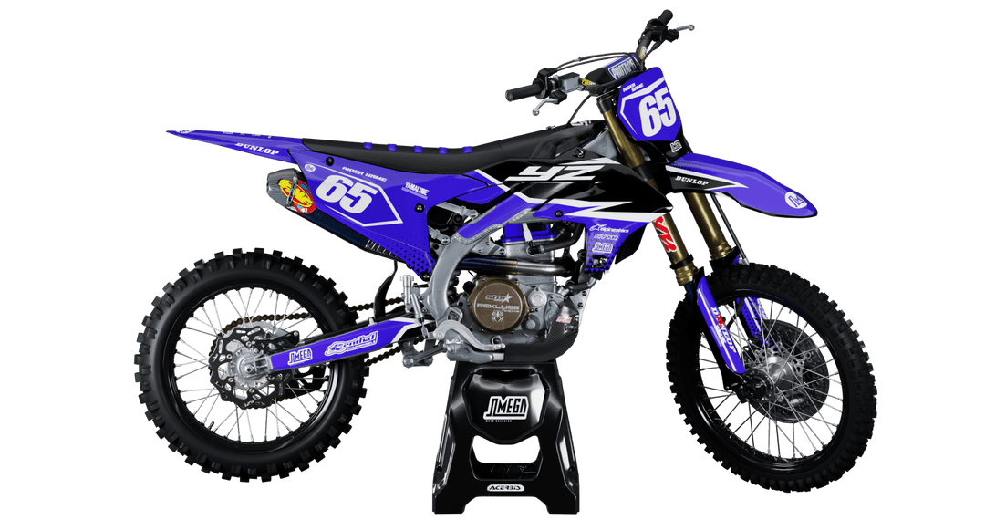 Strike Shadow Wrap Stickers Black Shadow Strike Graphics Kit | Dirt Bike Stickers – Omega Moto Graphics