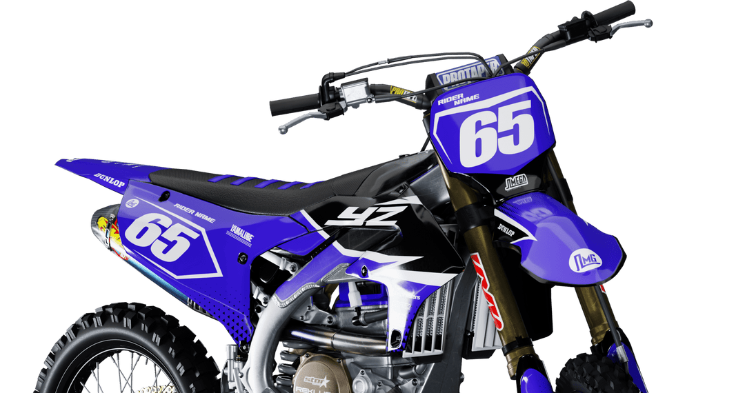 Strike Shadow Wrap Stickers Black Shadow Strike Graphics Kit | Dirt Bike Stickers – Omega Moto Graphics