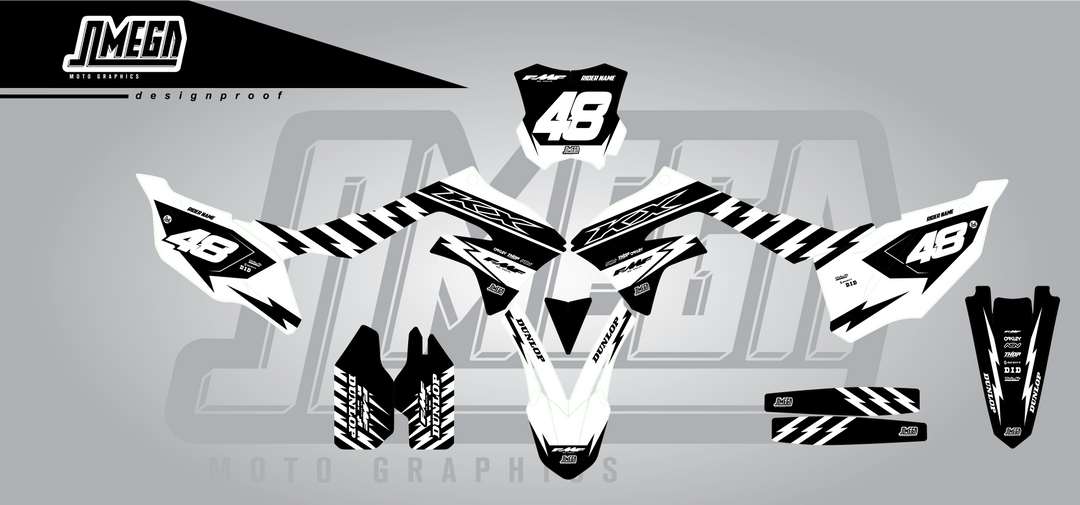 Black Voltage Graphics kit