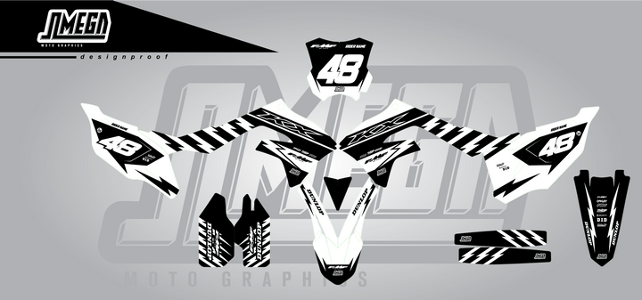 Black Voltage Graphics kit