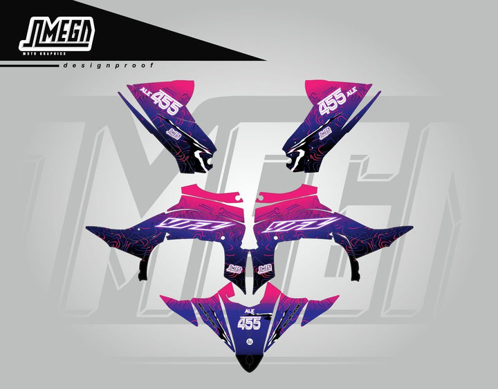 Blue Ale Quad Graphics Kit