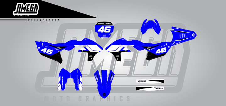 70th Anniversary Blue Graphics kit