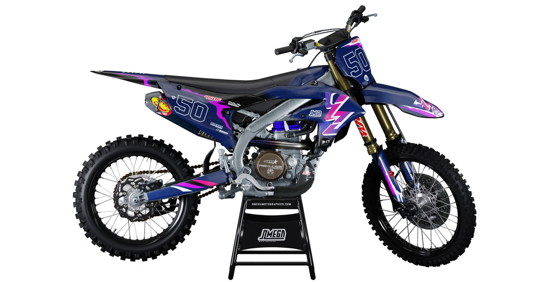Yamaha Blue 50th Graphics Kit