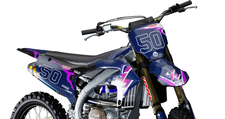 Yamaha Blue 50th Sticker Kit