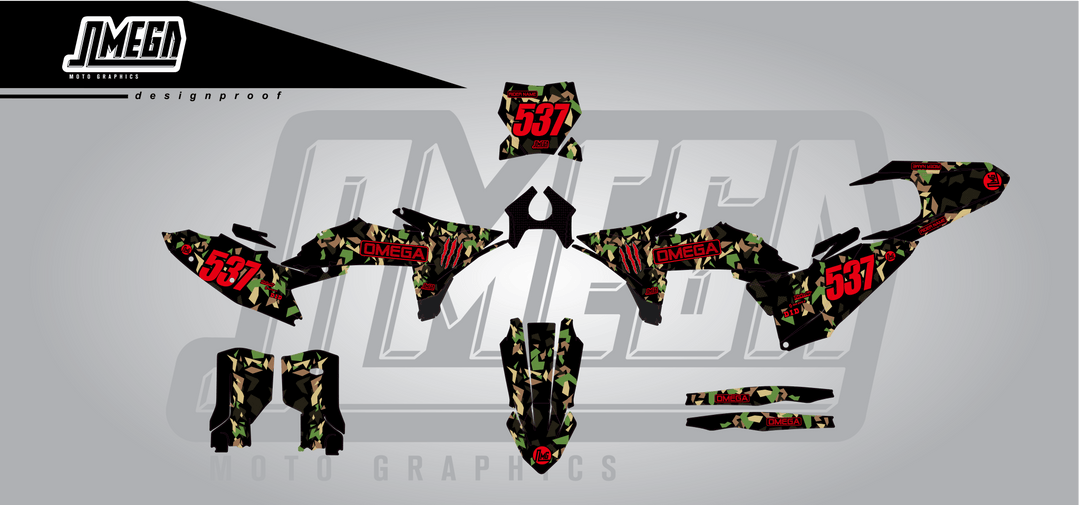 Camo Monster Graphics kit