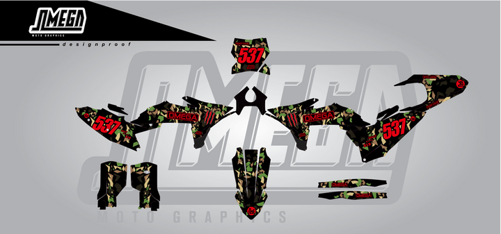 Camo Monster Graphics kit