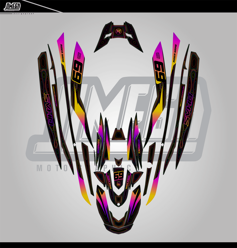 Catalyst Jet Ski Graphics Kit | Jet Ski Stickers – Omega Moto Graphics