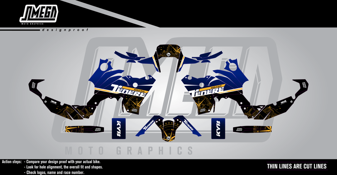 Compass Adventure Bike Graphics Kit