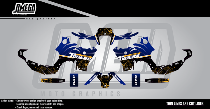 Compass Adventure Bike Graphics Kit